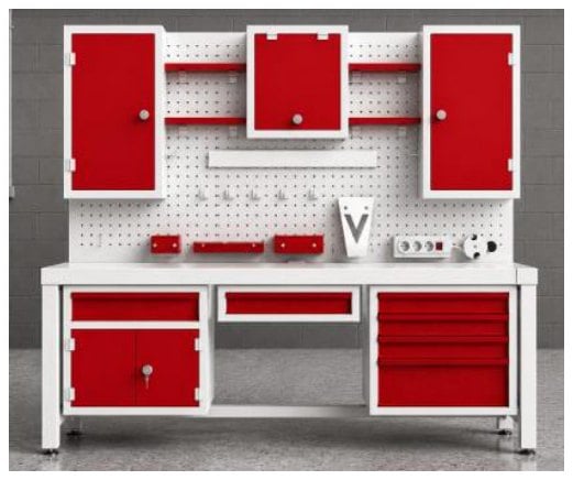 Tool kit with table